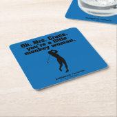 Caddyshack | Oh Mrs Crane Vierkante Kartonnen Onderzetter (Schuin)