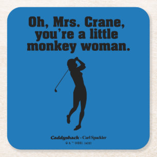 Caddyshack Oh Mrs Crane Vierkante Kartonnen Onderzetter