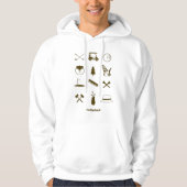 Caddyshack-pictogrammen Hoodie (Voorkant)