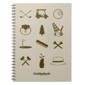 Caddyshack-pictogrammen Notitieboek (Voorkant)