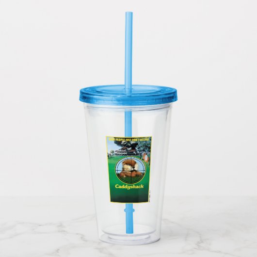 Caddyshack Poster Acryl Drinkbeker (Voorkant)