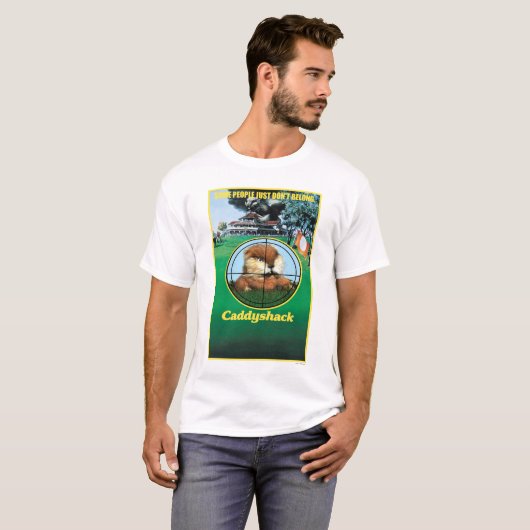 Caddyshack Poster T-shirt (Voorkant volledig)