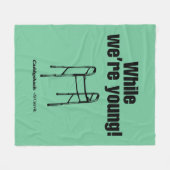 Caddyshack | Terwijl we jong zijn. Fleece Deken (Voorkant (Horizontaal))