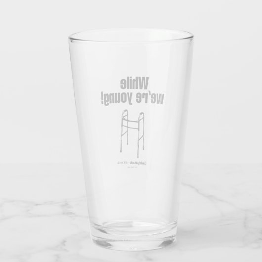 Caddyshack | Terwijl we jong zijn. Glas (Achterkant)