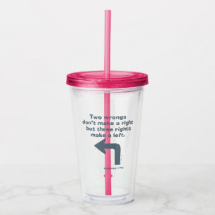 Caddyshack Twee fouten maken geen recht Acryl Drinkbeker