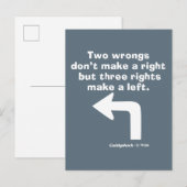 Caddyshack | Twee fouten maken geen recht Briefkaart (Voorkant / Achterkant)