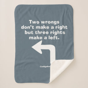 Caddyshack Twee fouten maken geen recht Sherpa Deken