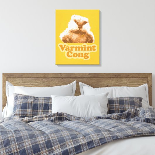 Caddyshack | Varmint Cong Canvas Afdruk (Insitu (Slaapkamer))