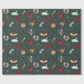 Cadeau 12 Jours de Noël Papier d'enveloppement de Noël (Plat)