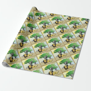 Cadeau 12 Tribus D'Israël Juda Art Papier Enveloppant