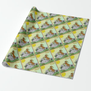 Cadeau 12 Tribus d'Israël Naphtali Papier d'emballage d'a