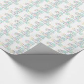 Cadeau 1er Anniversaire Papier à enveloppement (Coin)