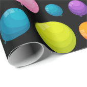 Cadeau 3- motif papier d'emballage d'anniversaire (Coin rond)