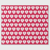 Cadeau 40e anniversaire du Mariage Papier d'enveloppement (Plat)