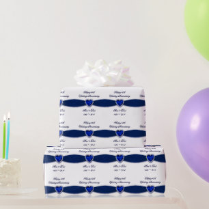 Cadeau 45e anniversaire de Mariage papier d'emballage