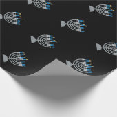 Cadeau 4e nuit d'Hanoukka Parties scintillant papier d'en (Coin)