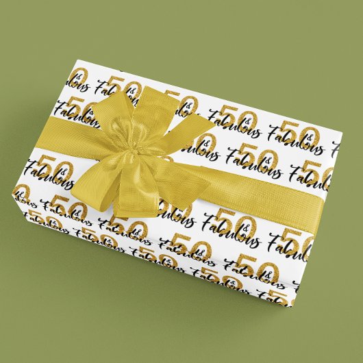 Cadeau 50 Cinquante et fabuleux 50e Anniversaire Papier d