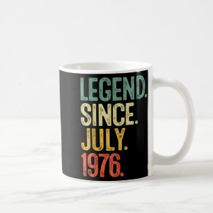 Cadeau 50 Jaar Legend Juli 1976 50ste Verjaardag Koffiemok