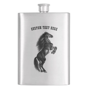 Cadeau à flacon noir avec texte personnalisé