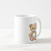 Cadeau à la Mug de l'ours en peluche mignon (Devant droit)