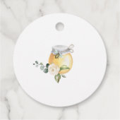 Cadeau Abeille merci d'être ici étiquettes de faveur (Dos)