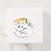 Cadeau Abeille merci d'être ici étiquettes de faveur (En situation)