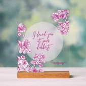 cadeau acrylique violet (Neutre)