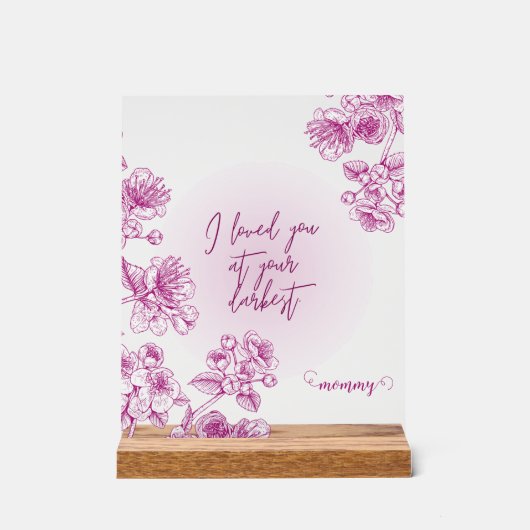 cadeau acrylique violet (Recto)