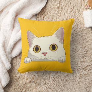 Cadeau adorable Coussin de chat mignonne pour les