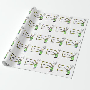 Cadeau AHA ! Papier d'enveloppement de dessin