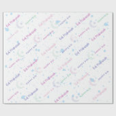 Cadeau Aïd Moubarak / Joyeux papier enveloppant Aïd/Ramad (Plat)