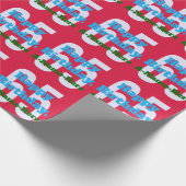 Cadeau Aimer 65e Anniversaire Papier d'enveloppement (Coin)