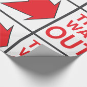 Cadeau Ainsi, le papier d'enrobage des signes n'est plus