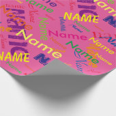 Cadeau Ajouter un nom papier d'emballage personnalisé (Coin)