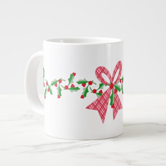 Cadeau (ajoutez vos petits trucs) Mug géant (Devant gauche)
