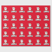 CADEAU ALLONS BRANDON CHRISTMAS PÈRE NOËL WRAPPING PAPIER (Plat)