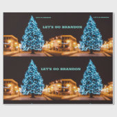 CADEAU ALLONS BRANDON CHRISTMAS TREE WRAPPING PAPIER (Plat)