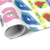 Cadeau Aloha papier d'emballage (Coin rond)
