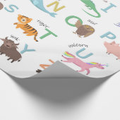Cadeau Alphabet avec papier d'emballage Animaux (Coin)