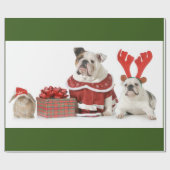 Cadeau AMATEURS D'ANIMAUX DE NOËL Papier D'Enveloppement (Plat)