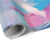 Cadeau Âme d'un ange, Pastel Papier Collage (Coin rond)