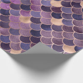 Cadeau Améthyste et or Échelles de sirène Papier d'envelo (Coin)