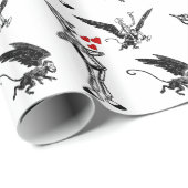 Cadeau Amour de papier de magicien d'Oz d'homme de bidon (Coin rond)