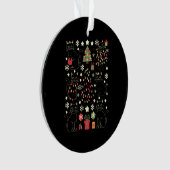 Cadeau Amoureux des chats de Noël pour le propriét (devant)