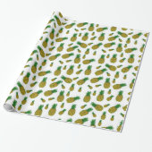 Cadeau Ananas en papier brillant (Déroulé)