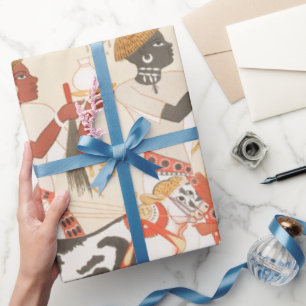 Cadeau Ancien papier motif d'art égyptien