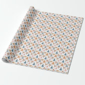 Cadeau Animaux et papier d'enveloppement de teepee (Déroulé)