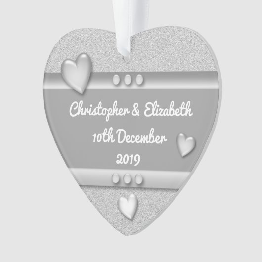 Cadeau anniversaire 25 ans avec nom et date (devant)