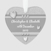 Cadeau anniversaire 25 ans avec nom et date (devant)