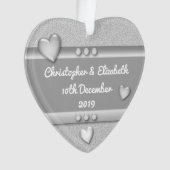 Cadeau anniversaire 25 ans avec nom et date (devant)